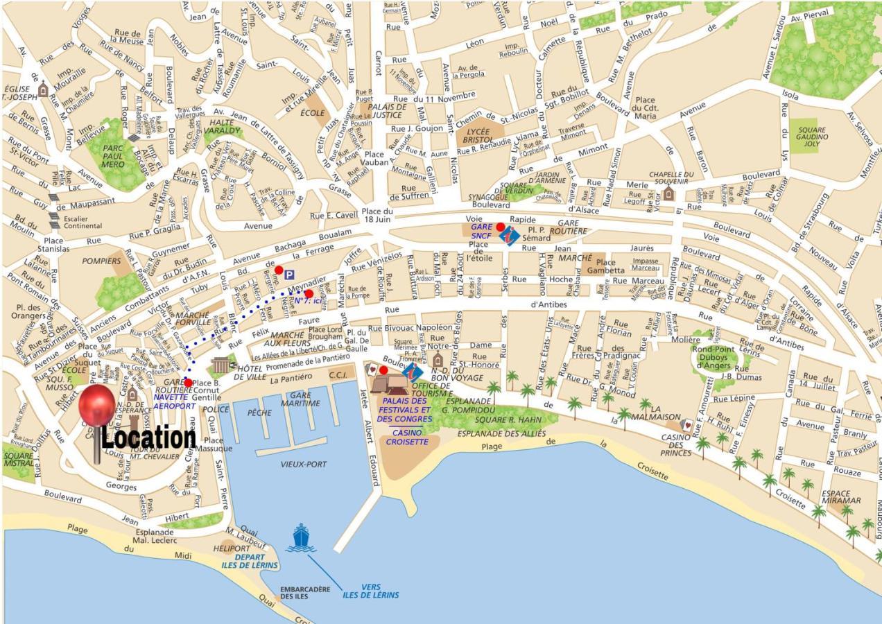 Maisonnette Studio Bas Suquet, Proche Plage Et Palais كان المظهر الخارجي الصورة